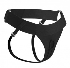 Strap U - Avalon Jock Style Harness - Black photo