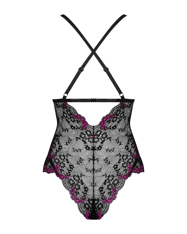 Obsessive - Vanessme 连身内衣 - 黑色 - 细码/中码 照片