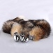 MT - Anal Plug S-size with Red fur tail photo-5