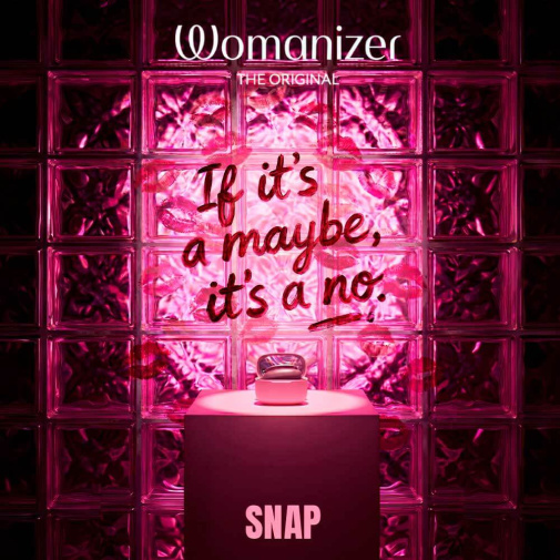 Womanizer - Snap Pleasure Air 迷你吸啜器 - 莓紅色 照片