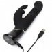 Fifty Shades of Grey - Greedy Girl G-Spot Thrusting Rabbit Vibrator - Black photo-6