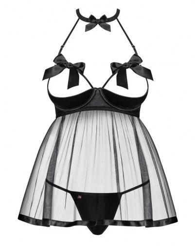 Obsessive - Delishya Babydoll - Black - S/M photo