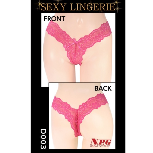 NPG - D003 Sexy Panties - Pink photo