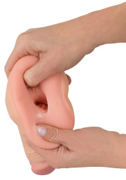 Nature Skin - 2in1 Masturbator w Dildo - Flesh 照片