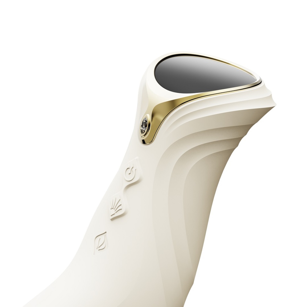 As the first dual-stimulating rabbit massager from the ZALO ... Zalo - Mose 2 Heating Rabbit Thruster - Ivory White photo-4