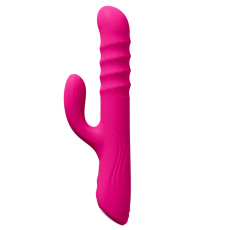 Lovense - Velvo Rotating Beaded Rabbit Vibrator - Pink photo