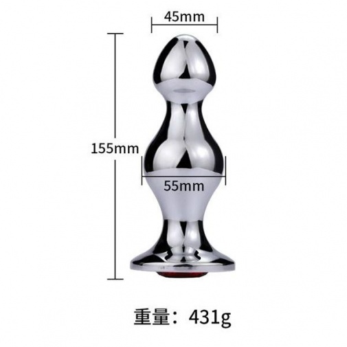 MT - Huge Anal Beads w Jewel photo