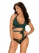 Obsessive - Sensuelia 2 pcs Set - Green - S/M photo