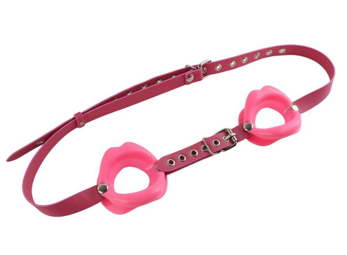 FAAK - Lips Nipple Clamps - Pink  photo