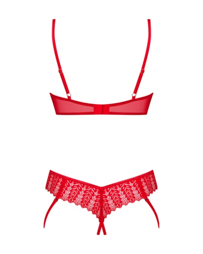 Obsessive - Ingridia Crotchless Set - Red - XS/S 照片