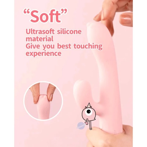 Monster Pub - Mr. Devil Bang G-Spot Rabbit Vibrator - Pink photo