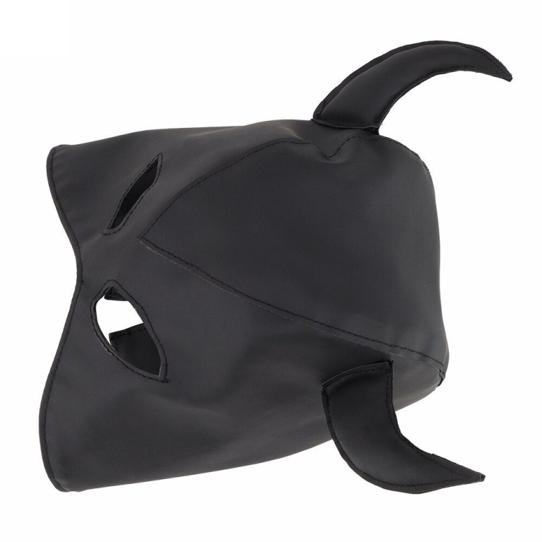 MT - Bull Horns Mask - Black photo