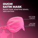 Ouch - Satin Eye Mask - Pink 照片-2