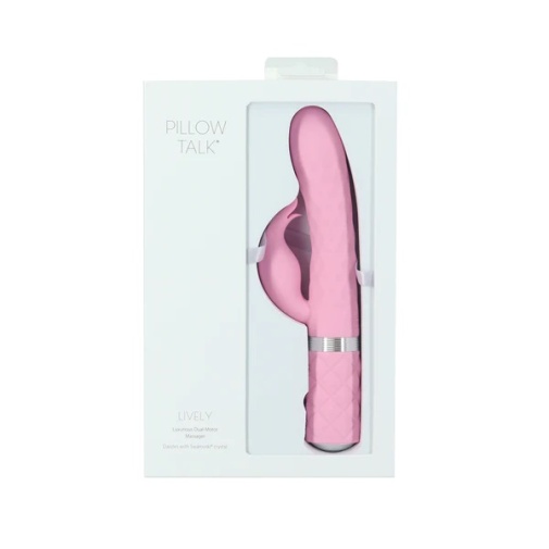 Pillow Talk - Lively Rabbit Vibrator – Pink photo