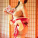 KR - Oiran Mini Kimono KRW-182 - Red photo-3