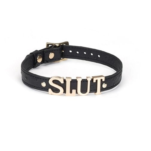 Liebe Seele - Demon Kiss Slut Collar - Black photo