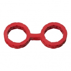 Doc Johnson - Bondage Silicone Cuffs S - Red photo