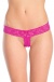 BeWicked - BW1597 Crotchless Thong - Pink - L photo