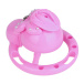 FAAK - Bow Chastity Cage w Cock Plug - Pink photo-12
