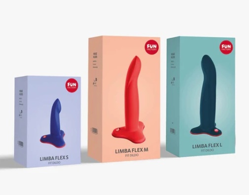 Fun Factory - Limba Flex M Bendable Dildo - Flashy Coral photo