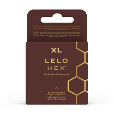 HEX - Respect XL 贴身防滑设计乳胶避孕套加大码 - 3片装 照片