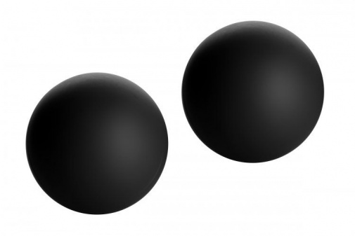 GreyGasms - Marquis Velvety Black Benwa Balls - Black photo