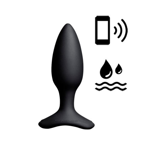 Lovense - Hush 2 - Butt Plug 1.5'' - Black photo