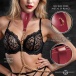 Master Series - Captivate Collar w Body Chain - Red 照片-5