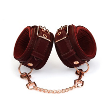 Liebe Seele - Metallic Shade Wrist Cuffs - Burgundy photo