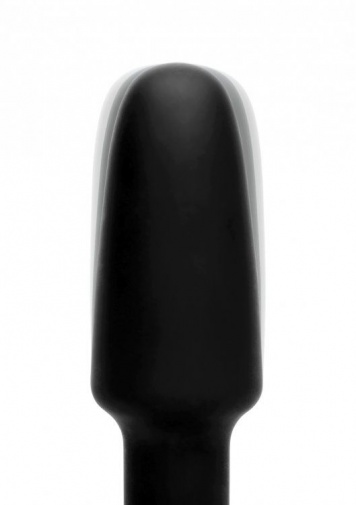  Master Series - Popper 7x可充電振動矽膠肛門插頭大 - 黑色 照片