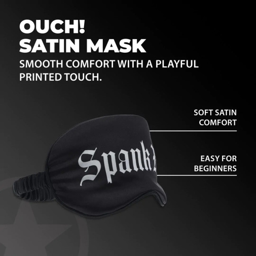Ouch - Spank Me Eye Mask - Black 照片