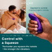 We-Vibe - Chorus Pro Clitoral & G-Spot Couples Vibrator - Cosmic Purple photo-8