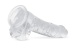Easytoys - Jelly Realistic Dildo w Balls 15cm - Clear photo-5