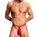 Blueline - Performance Microfiber Pouch G-String - Red - L/XL photo