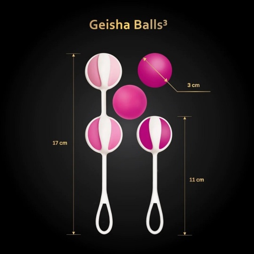 Gvibe - Geisha Balls 3 - Sugar Pink photo
