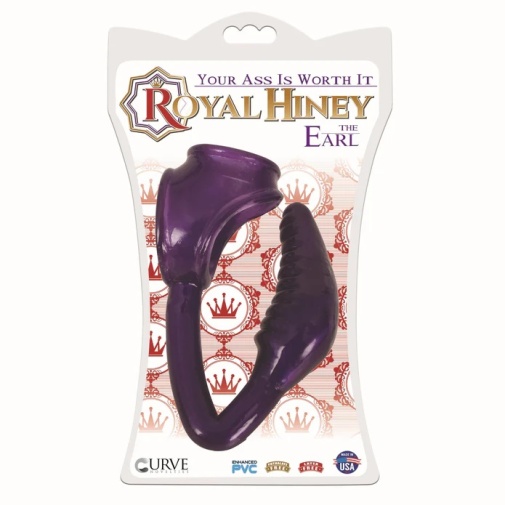 Royal Hiney - Earl 伯爵附後庭肛塞陰莖陰囊套 - 紫色 照片