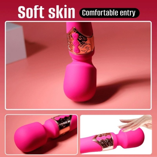 Secwell - Elle Flicking Dual Massager - Pink 照片