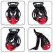 FAAK - Dragon Resin Chastity Cage S - Black photo-9