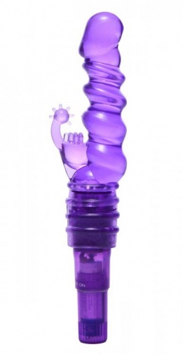 Trinity Vibes - Royal Rocket 扭纹兔子按摩棒 - 紫色 照片