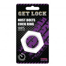 Chisa - Nust Bolts Cock Ring - Clear photo