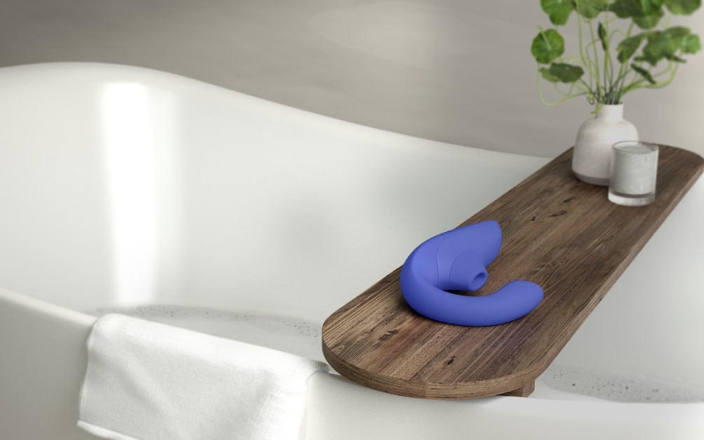 Blend is Womanizer’s easy-to-use rabbit vibrator made for si... Womanizer - Blend Air Rabbit Vibrator - Blue photo-14
