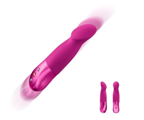 Fun Factory - Sundaze 抽插式脉冲震动器 - 紫红色 照片