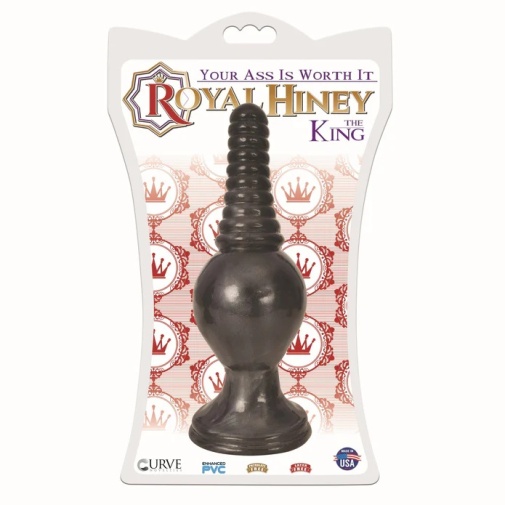 Royal Hiney - King Anal Plug - Black 照片