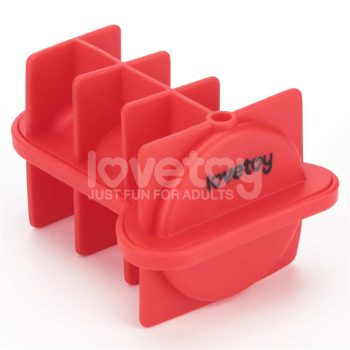 Lovetoy - Mini Penis Chocolate Ice Tray - Red 照片