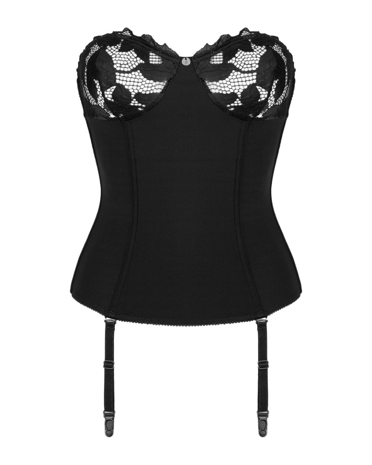 Obsessive - Editya Corset - Black - XS/S photo