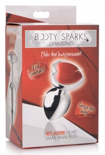 Booty Sparks - Jasper Heart Anal Plug S-size - Red photo